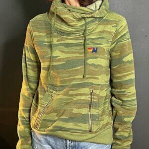 Aviator Nation Sweatshirt in Camo - Size XS